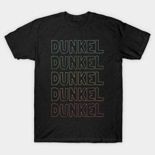 Dunkel Name Pattern T-Shirt